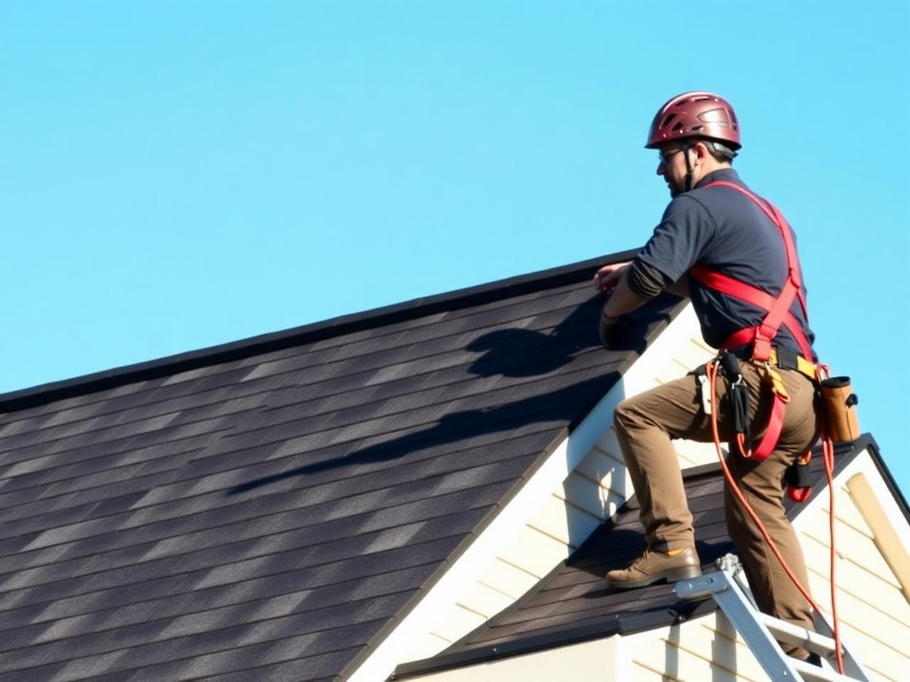 New shingle installation